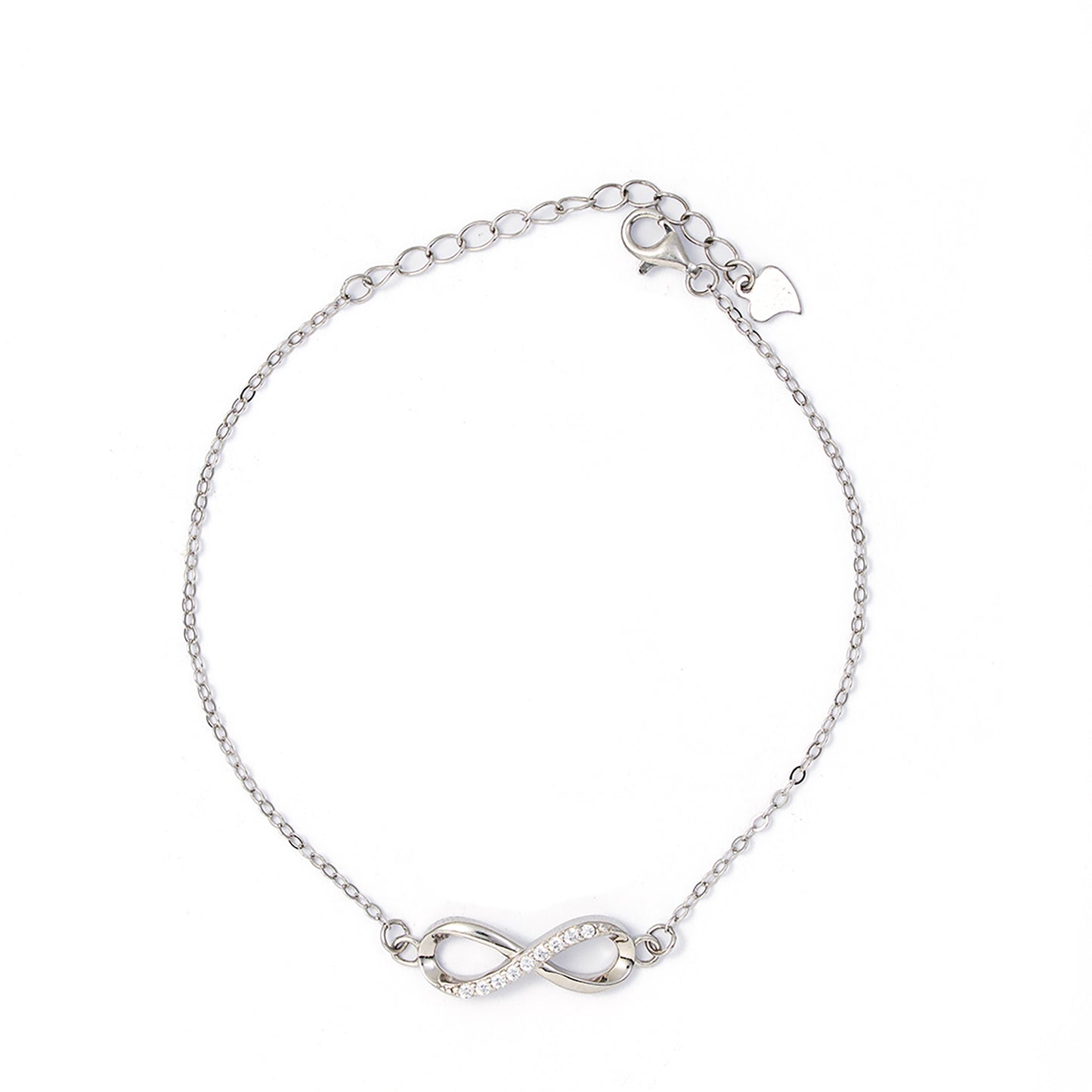 Eternal Sparkle Infinity Bracelet 925 sterling silver