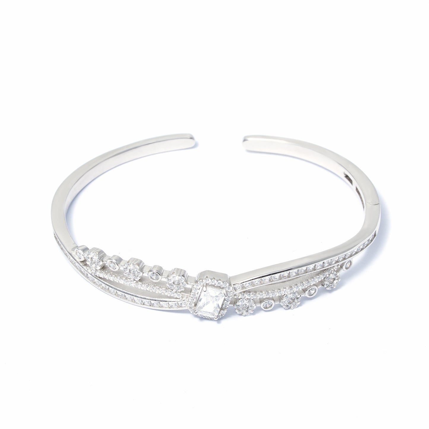Imperial Crown Pavé kada 925 sterling silver