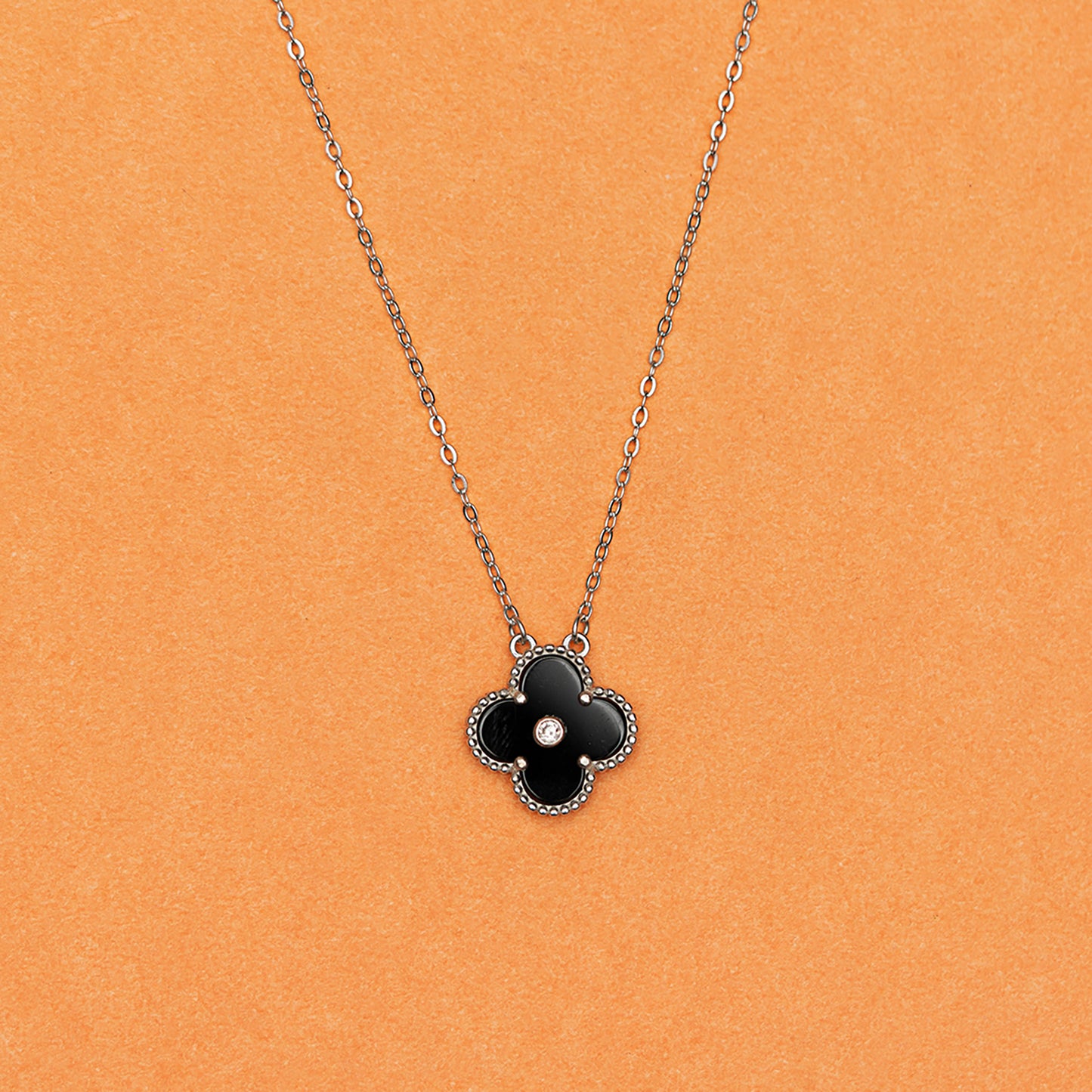 Classic Floral chain Pendant 925 sterling silver