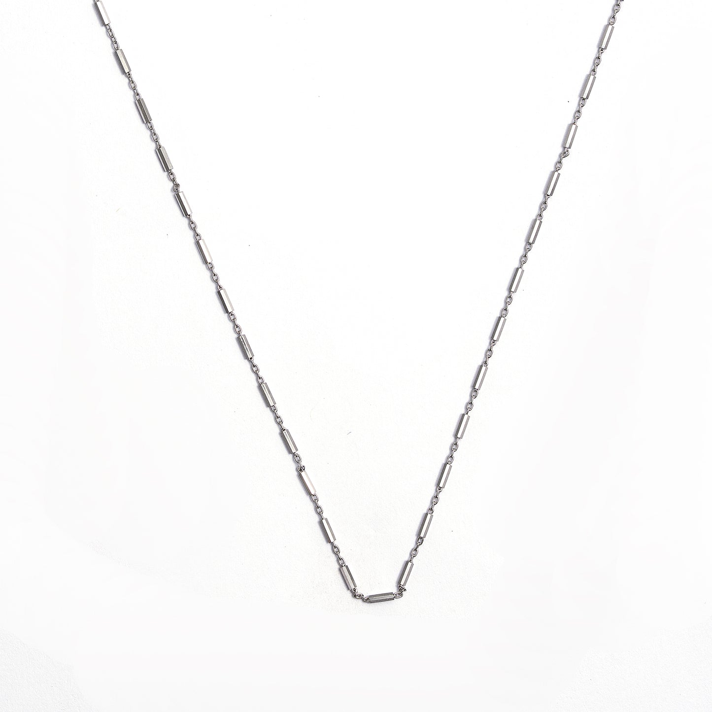 Modern Bar Link Chain 925 sterling silver