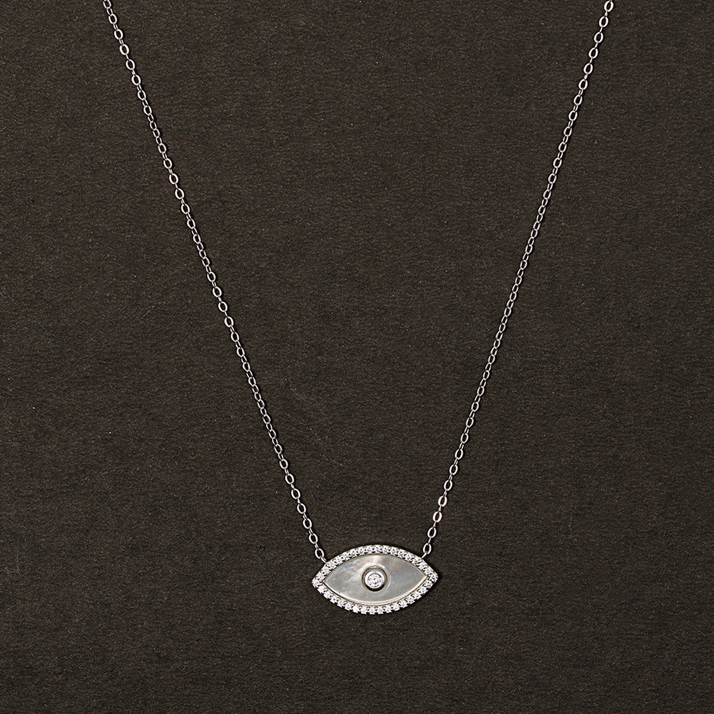Evil Eye chain pendant 925 sterling silver