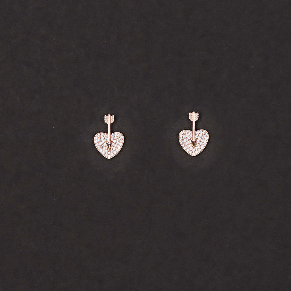 Heart Arrow Studs Earrings 925 sterling silver