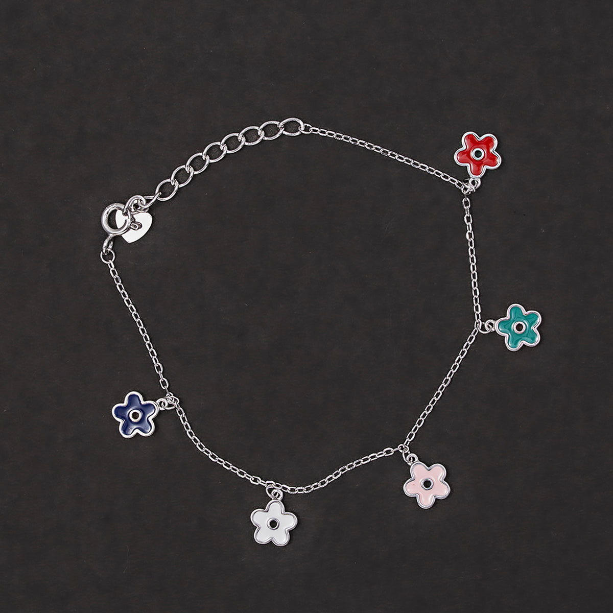 Blooming colours Braclet 925 sterling silver