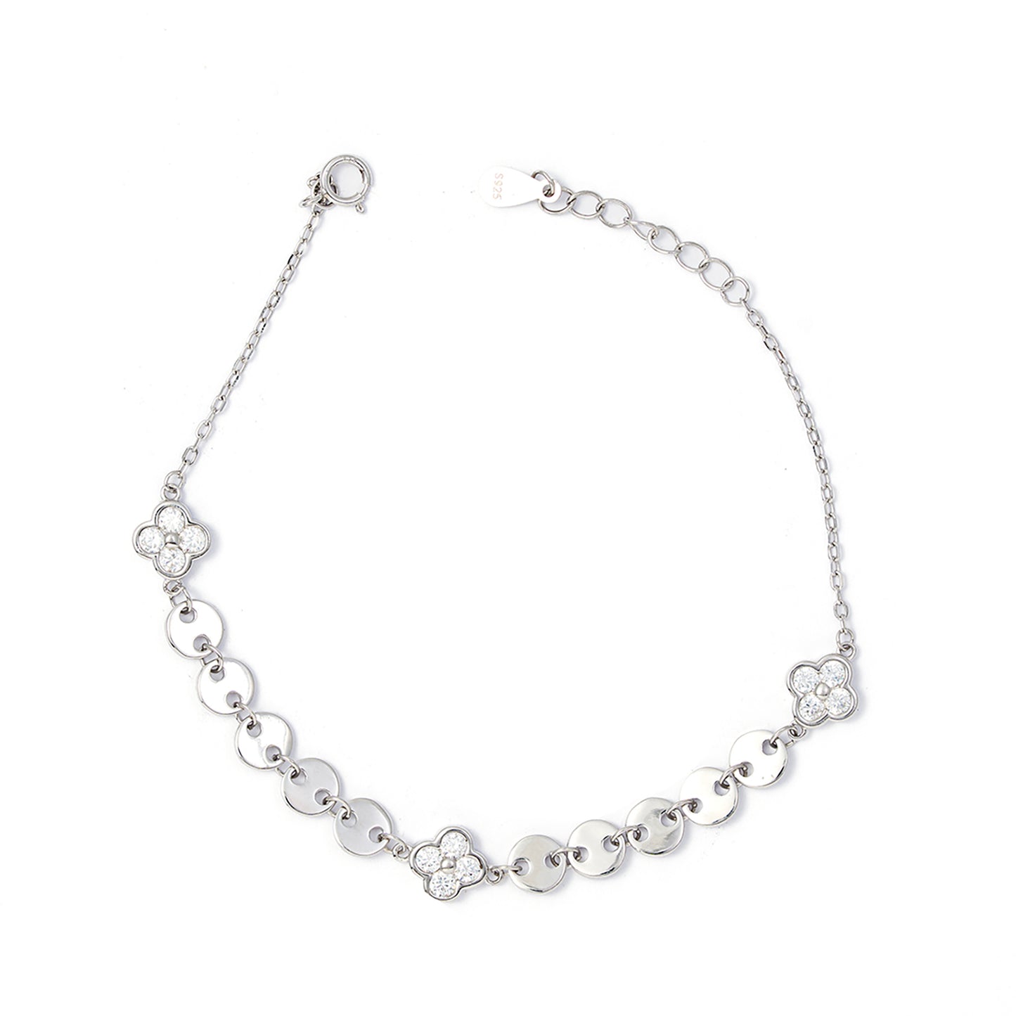 BLOOM WITH ELEGANCE Bracelet 925 sterling silver