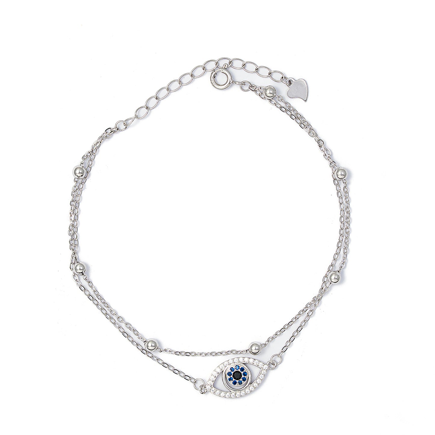 Evil Eye Talisman AnkletBracelet Bracelet 925 sterling silver