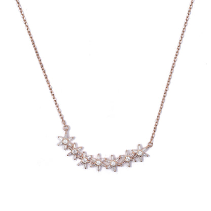 Starburst  925 sterling silver chain pendant