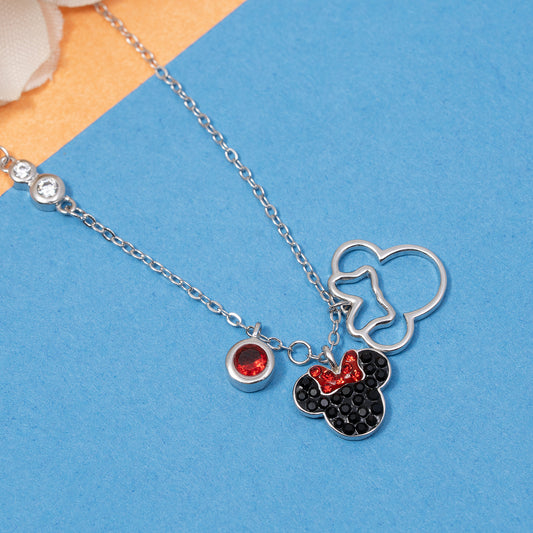 Charming Bow 925 sterling silver CHAIN Pendant
