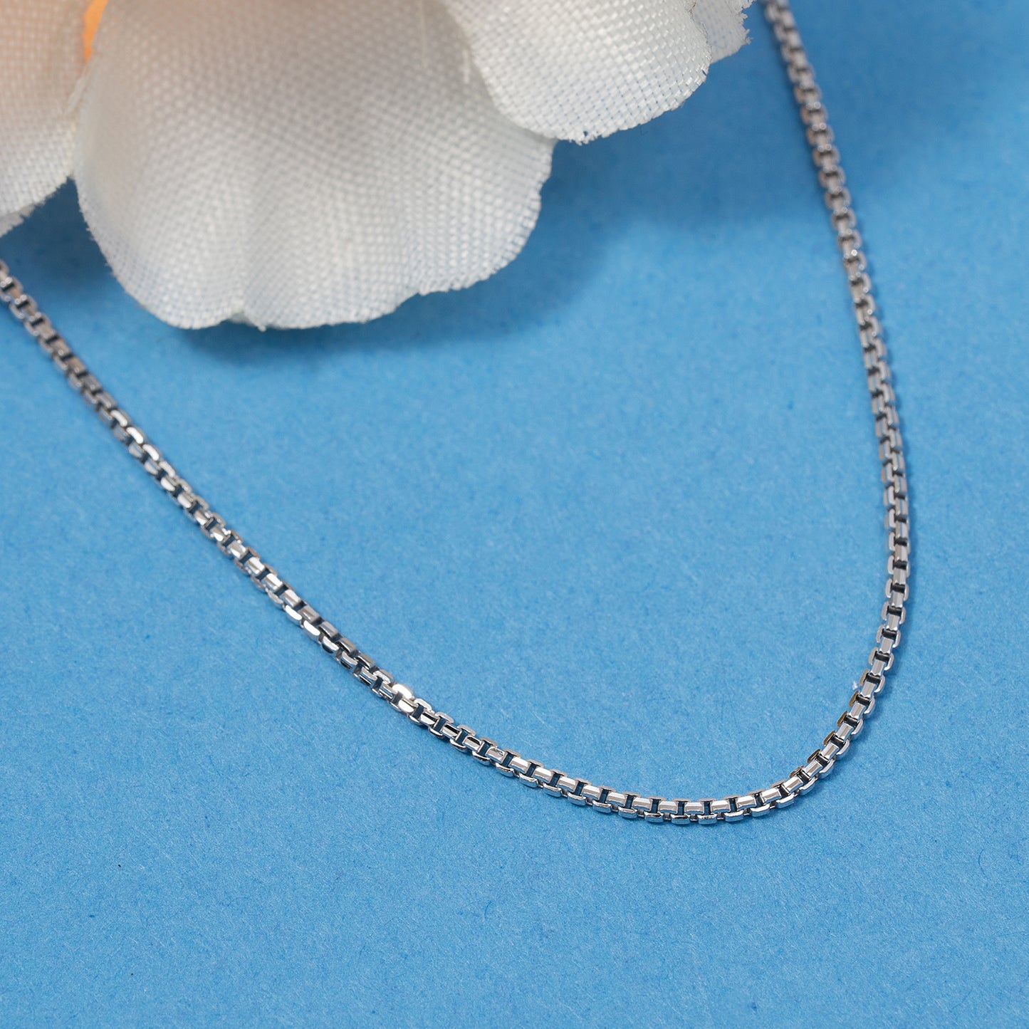 Sleek Silver Box Chain 925 sterling silver