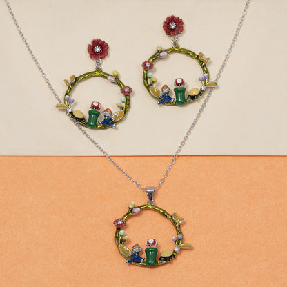 Woodland Whimsy 925 sterling silver  necklace