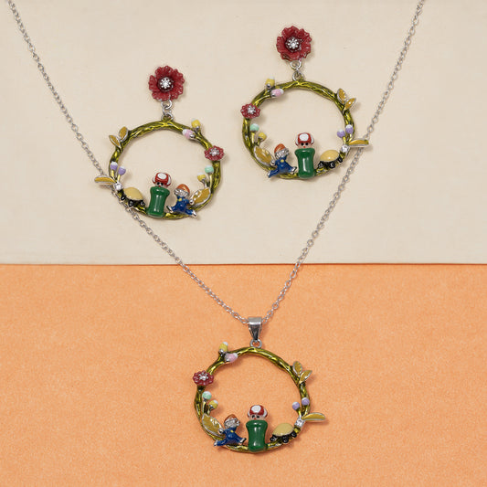 Woodland Whimsy 925 sterling silver  necklace