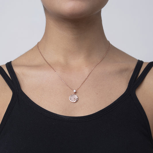 Timeless Roman Numeral  925 sterling silver chain Pendant