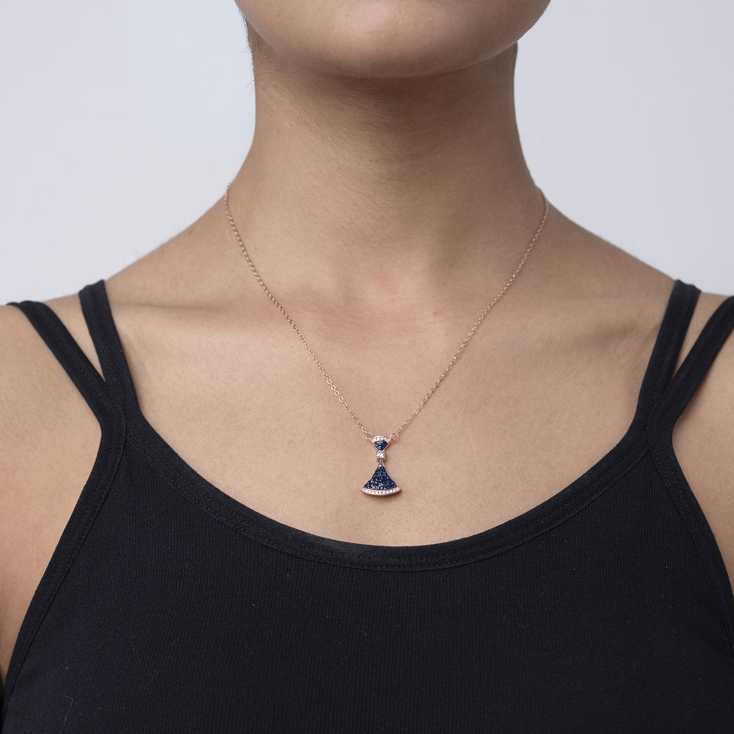 Fan chain 925 sterling silver chain Pendant