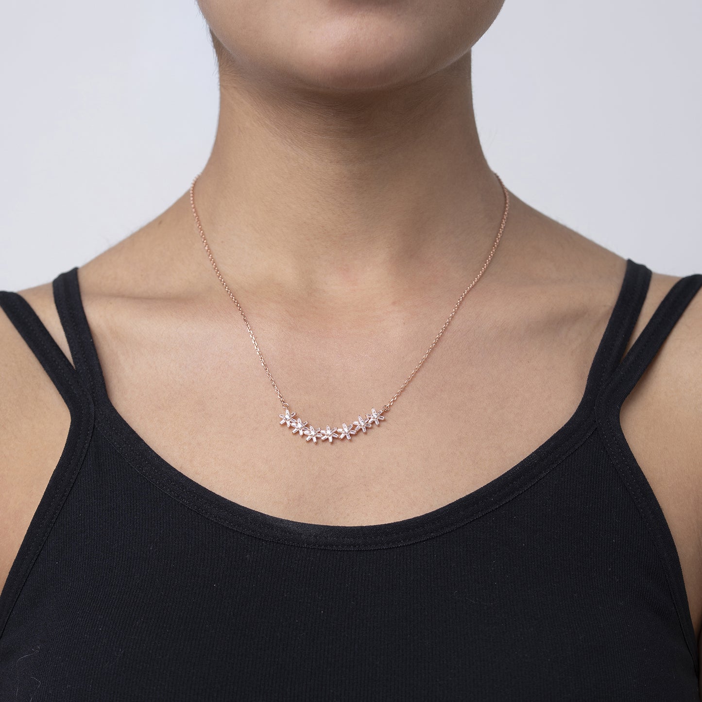 Starburst  925 sterling silver chain pendant