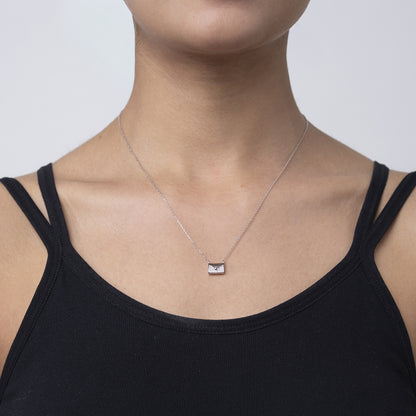 Love Letter 925 sterling silver chain Pendant