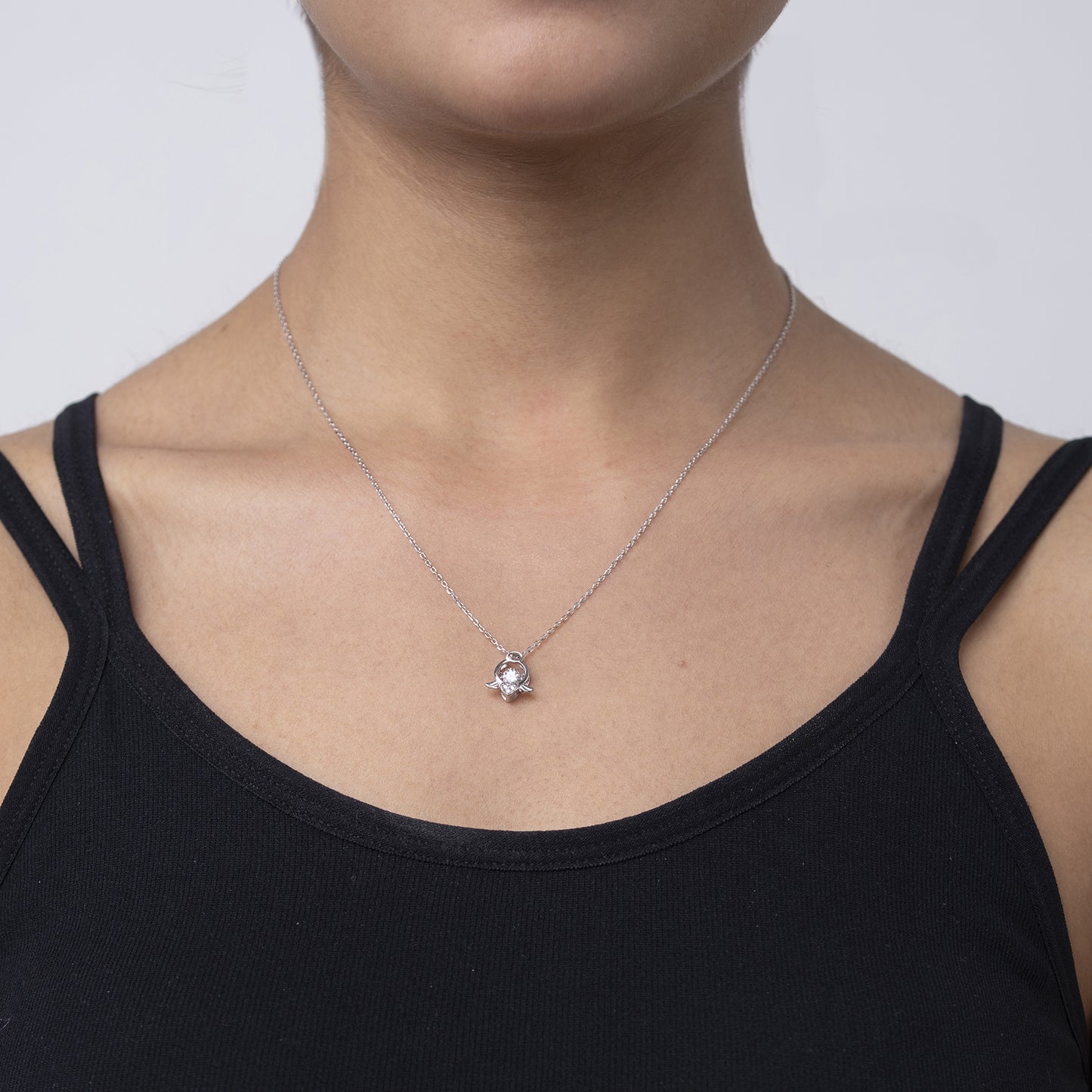 Celestial 925 sterling silver chain pendant