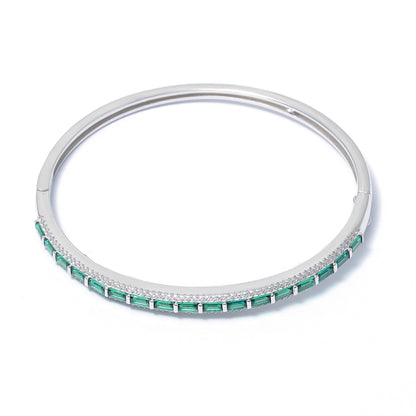 Timeless Emerald Elegance kada 925 sterling silver
