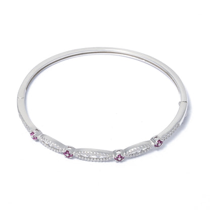 Ruby & Marquise style  kada 925 sterling silver