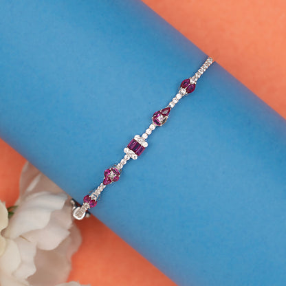 Geometric Teardrop & Pearl kada 925 sterling silver