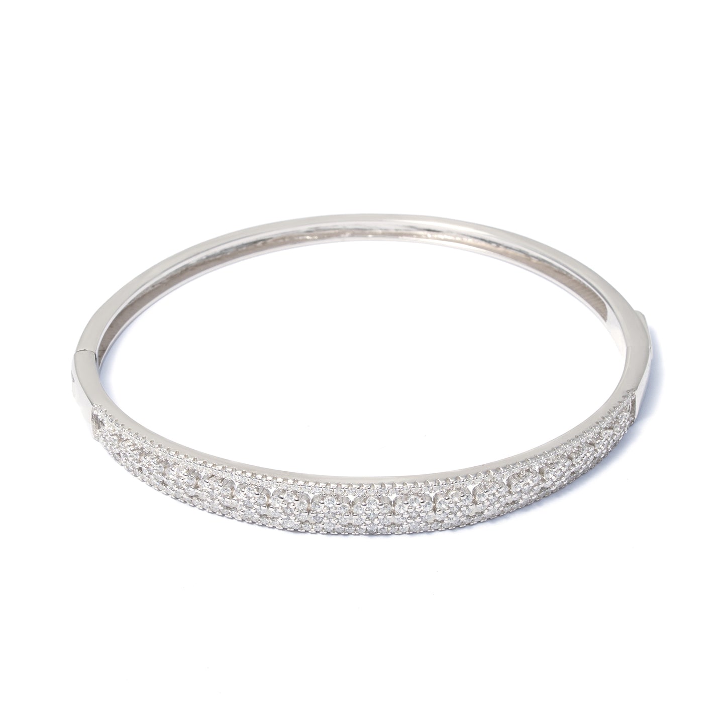 Classic Pavé  Bangle kada 925 sterling silver