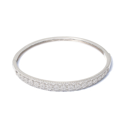 Classic Pavé  Bangle kada 925 sterling silver