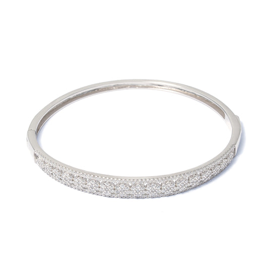 Classic Pavé  Bangle kada 925 sterling silver