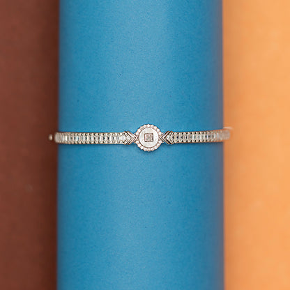 Linear Halo MOP kada 925 sterling silver