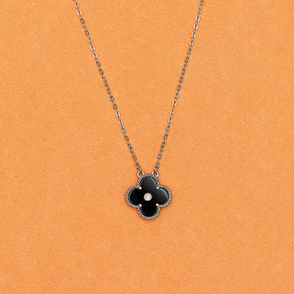 Classic Floral chain Pendant 925 sterling silver