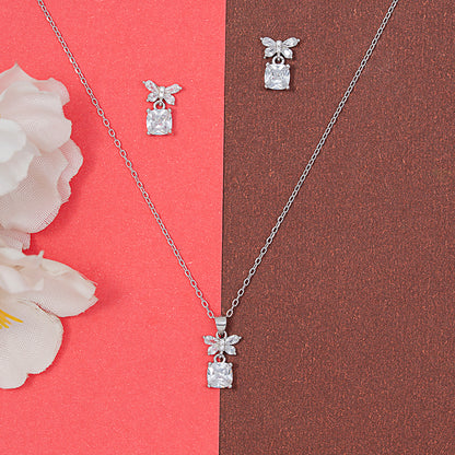 Delicate Charm, Timeless Sparkle SET 925 sterling silver