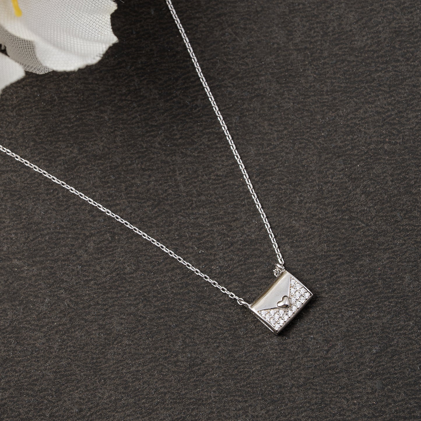 Love Letter 925 sterling silver chain Pendant
