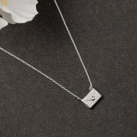 Love Letter 925 sterling silver chain Pendant