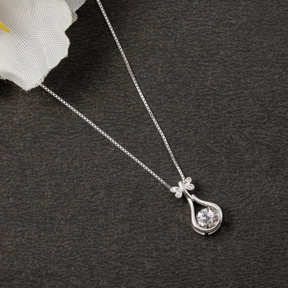 Butterfly Drop 925 sterling silver CHAIN Pendant