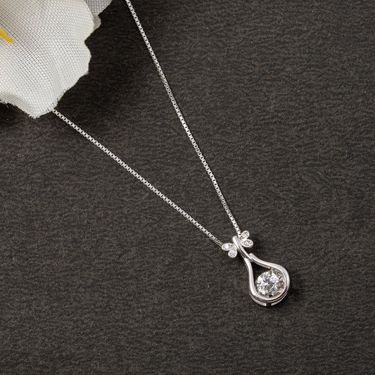 Butterfly Drop 925 sterling silver CHAIN Pendant