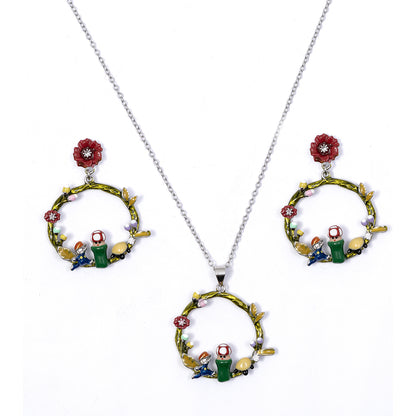 Woodland Whimsy 925 sterling silver  necklace
