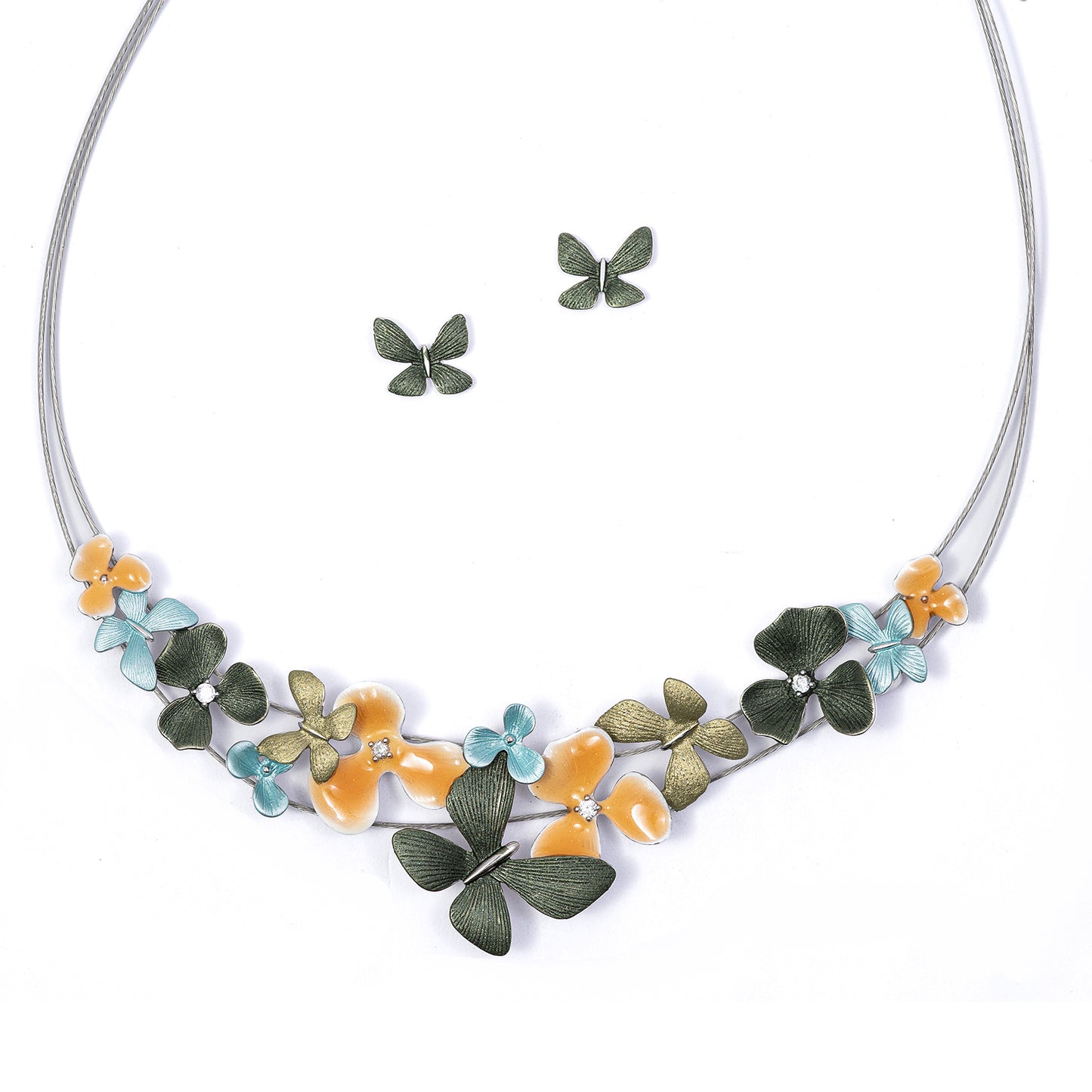 Butterfly  Nature-Inspired 925 sterling silver necklace