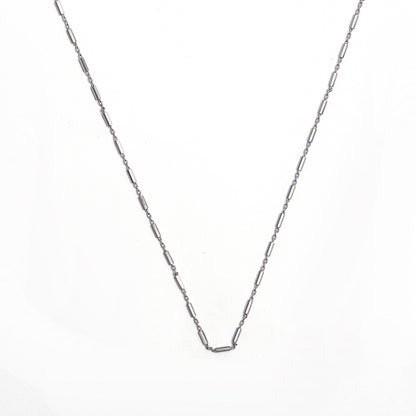 Modern Bar Link Chain 925 sterling silver
