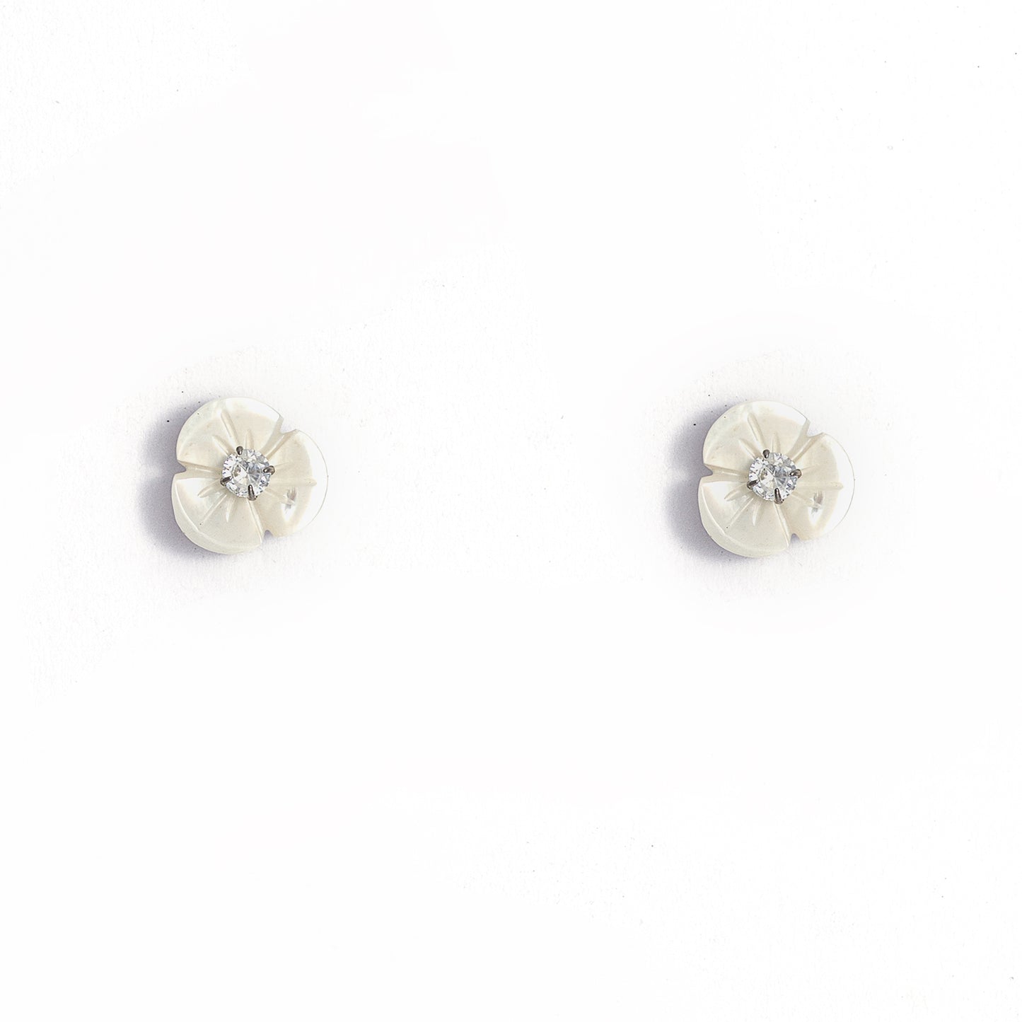 Elegant Blossom Stud Earrings 925 sterling silver