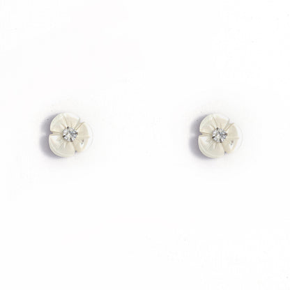 Elegant Blossom Stud Earrings 925 sterling silver