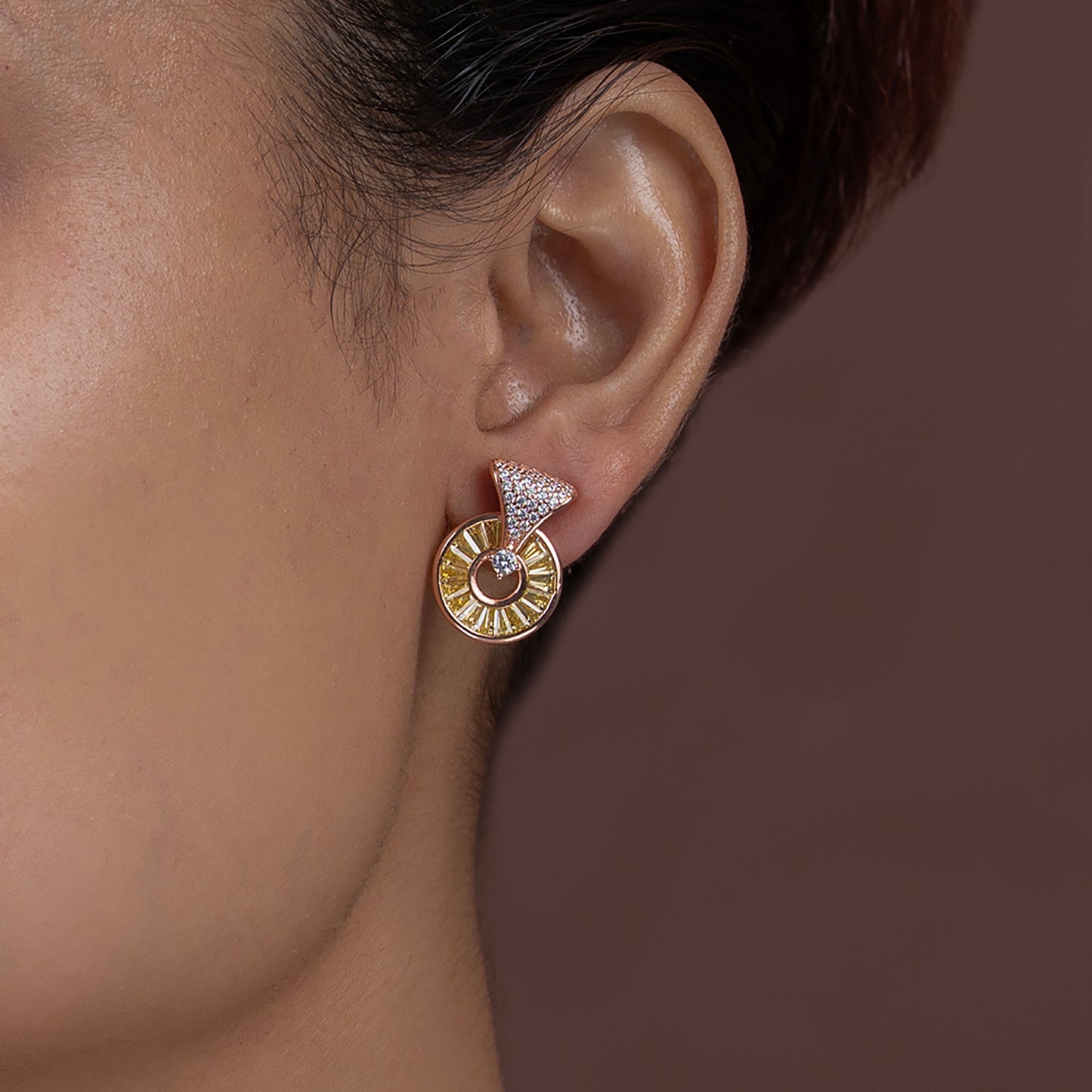 Sunburst Drop Earrings 925 sterling silver