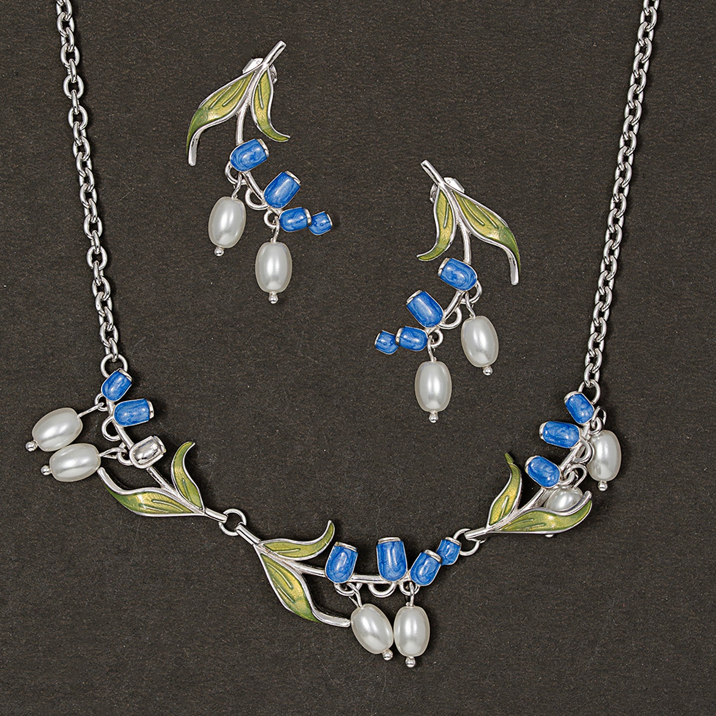 Bluebell & Pearl 925 sterling silver necklace