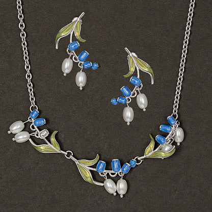 Bluebell & Pearl 925 sterling silver necklace