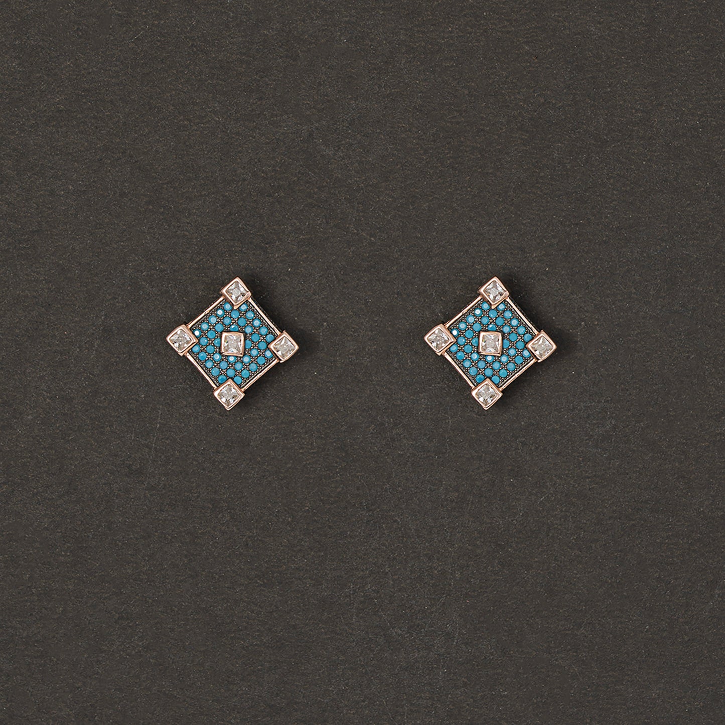 Geometric Stud Earrings 925 sterling silver