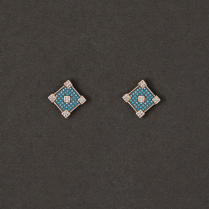 Geometric Stud Earrings 925 sterling silver