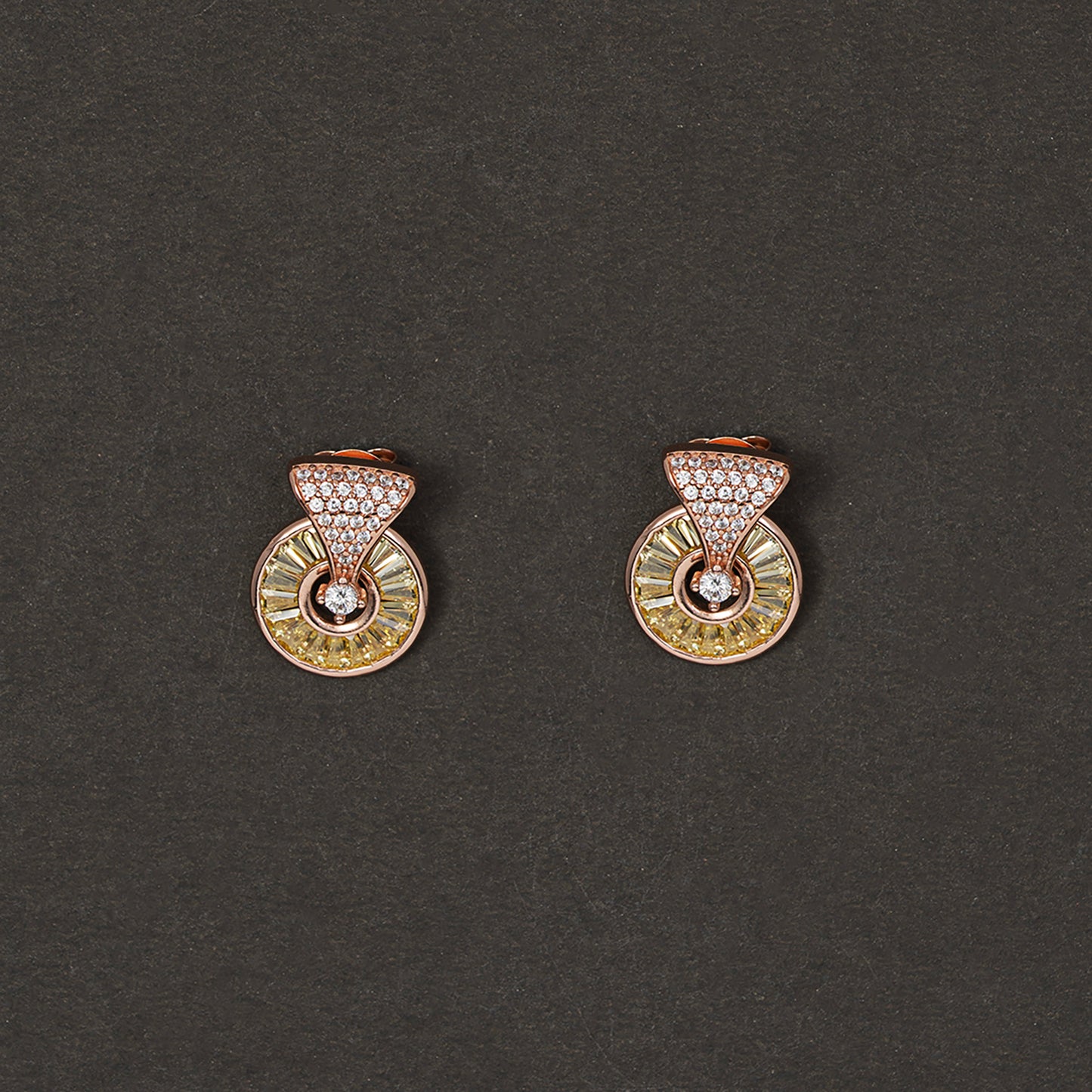 Sunburst Drop Earrings 925 sterling silver