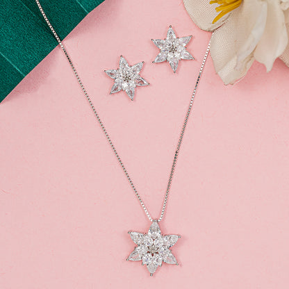 Winter Blossom Pear SET 925 sterling silver