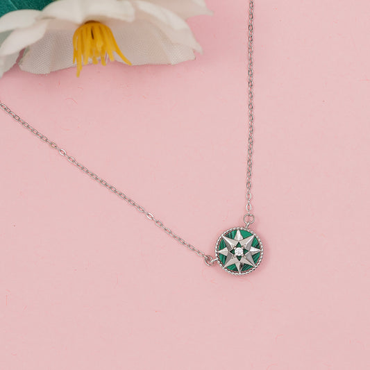 Celestial Charm chain pendant  925 sterling silver