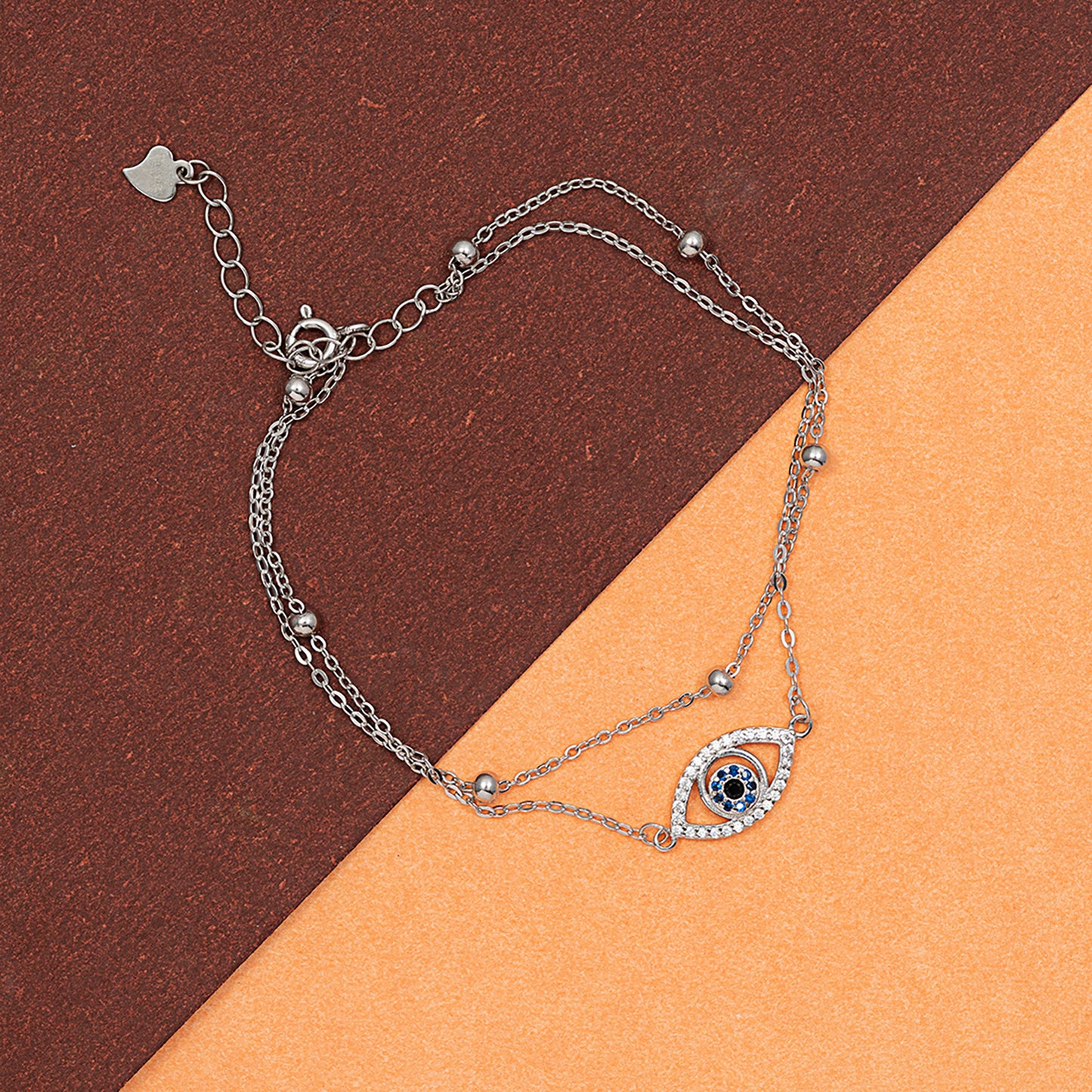 Evil Eye Talisman AnkletBracelet Bracelet 925 sterling silver
