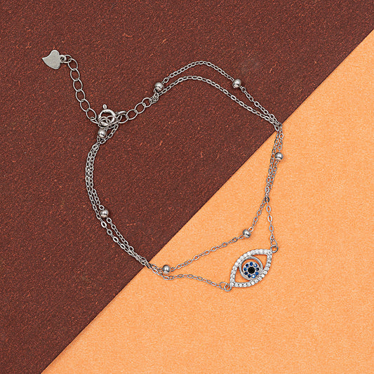 Evil Eye Talisman AnkletBracelet Bracelet 925 sterling silver