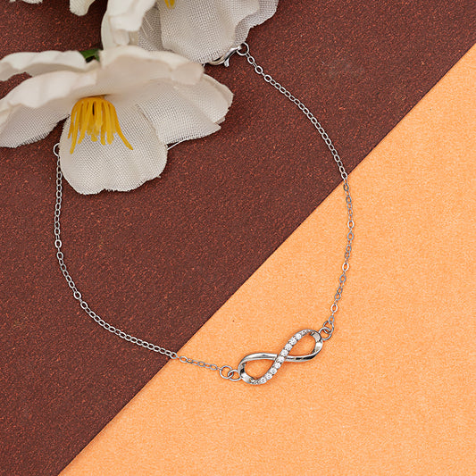 Eternal Sparkle Infinity Bracelet 925 sterling silver