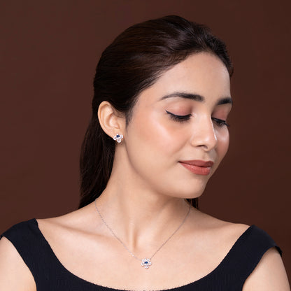 Regal Floral Sparkle 925 sterling silver