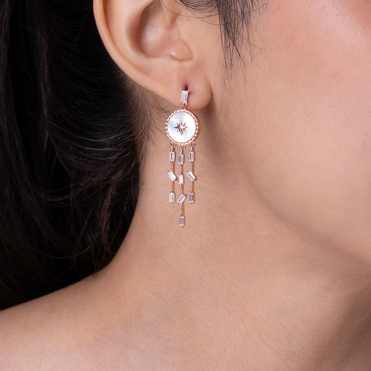 Celestial Charm, Timeless Grace Earrings 925 sterling silver